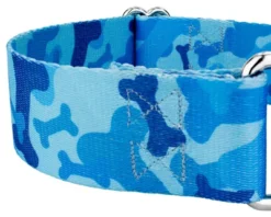 Country Brook Petz 1 1/2 Inch Blue Bone Camo Martingale Dog Collar -Pet Shop GUEST 0218aba7 4881 4edc ae66 5408c95a836b