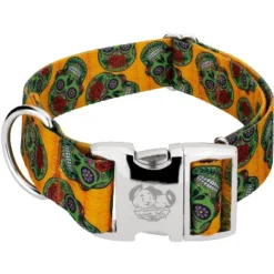 Country Brook Petz 1 1/2 Inch Premium Sugar Skulls Dog Collar -Pet Shop GUEST 085ce794 5750 4269 8b0f 688e7f024858