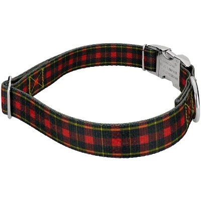 Country Brook Petz Premium Buffalo Plaid Dog Collar 4 Country Brook Petz Premium Buffalo Plaid Dog Collar - Image 2
