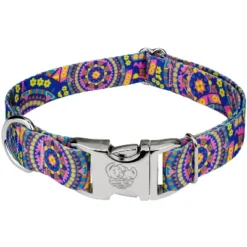 Country Brook Petz Premium Blue Boho Mandala Dog Collar -Pet Shop GUEST 0ec9bced c6ac 42a2 811a 674d711b13af