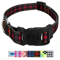 Country Brook Petz Deluxe Dog Collar - Plaid And Argyle Collection - Made In The U.S.A. -Pet Shop GUEST 129c7ae4 3f82 4fe8 9cb4 bcadb54fc1dd