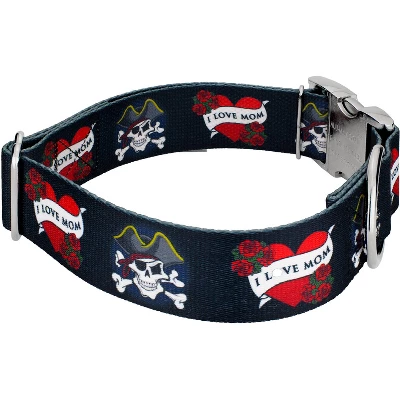 Country Brook Petz 1 1/2 Inch Premium I Love Mom Dog Collar 5 Country Brook Petz 1 1/2 Inch Premium I Love Mom Dog Collar - Image 3