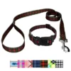 Country Brook Petz Deluxe Collar And Leash - Plaid And Argyle Collection -Pet Shop GUEST 1e63b7e5 d598 48a7 a925 702065ab5292