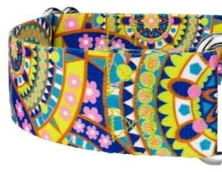 Country Brook Petz 1 1/2 Inch Yellow Boho Mandala Martingale Dog Collar -Pet Shop GUEST 20e9a9a5 c304 4e72 85c1 b0674de830d0
