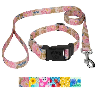 Country Brook Petz Deluxe Collar And Leash - Spring Collection 3 Country Brook Petz Deluxe Collar And Leash - Spring Collection