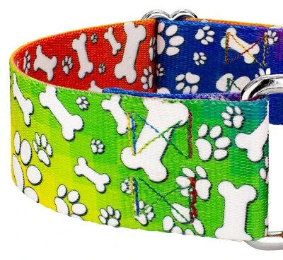 Country Brook Petz 1 1/2 Inch Trippy Doggo Martingale Dog Collar 5 Country Brook Petz 1 1/2 Inch Trippy Doggo Martingale Dog Collar - Image 3