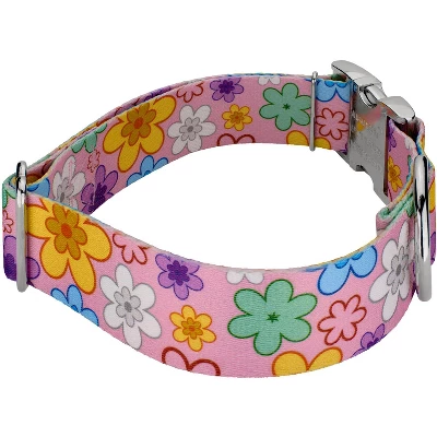 Country Brook Petz 1 1/2 Inch Premium May Flowers Dog Collar 5 Country Brook Petz 1 1/2 Inch Premium May Flowers Dog Collar - Image 3