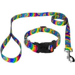 Country Brook Petz Deluxe Classic Tie Dye Dog Collar And Leash -Pet Shop GUEST 2fcd9774 e956 429f a6b7 2d907a6a4d24