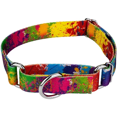 Country Brook Petz Paint Splatter Martingale Dog Collar 7 Country Brook Petz Paint Splatter Martingale Dog Collar - Image 5