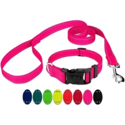 Country Brook Petz Deluxe Reflective Nylon Dog Collar & Leash -Pet Shop GUEST 33a45e85 255b 430d b3ba ffa9f139f533