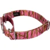 Country Brook Petz Pink Waterfowl Camo Martingale Dog Collar