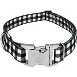 Country Brook Petz Premium Black & White Buffalo Plaid Dog Collar 14 Country Brook Petz Premium Black & White Buffalo Plaid Dog Collar -Pet Shop GUEST 39db107a 3cb8 482b bb9d 08266d409119