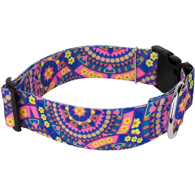 Country Brook Petz HossFit Jr Wide Deluxe Dog Collar - Groovy Collection 4 Country Brook Petz HossFit Jr Wide Deluxe Dog Collar - Groovy Collection - Image 2