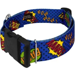 Country Brook Petz HossFit Jr Wide Deluxe Dog Collar - Geek Chic Collection