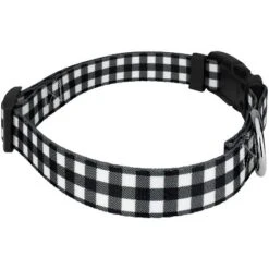 Country Brook Petz Deluxe Black & White Buffalo Plaid Dog Collar And Leash -Pet Shop GUEST 3c1ba370 bcd6 4ea0 bff0 392634094ae1 1