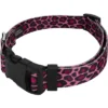 Country Brook Petz Pink Leopard Deluxe Dog Collar - Made In The U.S.A.
