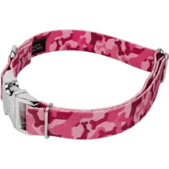Country Brook Petz Premium Pink Bone Camo Collar And Leash -Pet Shop GUEST 3ea38bee d833 4c75 a9e3 bdb662b0068b