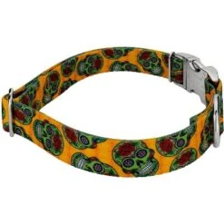 Country Brook Petz Premium Sugar Skulls Dog Collar -Pet Shop GUEST 3f6a3245 b11e 4176 98c2 5383912c37df 1