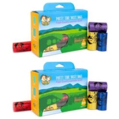 2 Pack - 360 Count - Country Brook Petz - Mixed Colors Lavender Scented Potty Time Waste Bags, 24 Rolls -Pet Shop GUEST 41da487f 5308 4256 aed5 9d0f35de1b2e