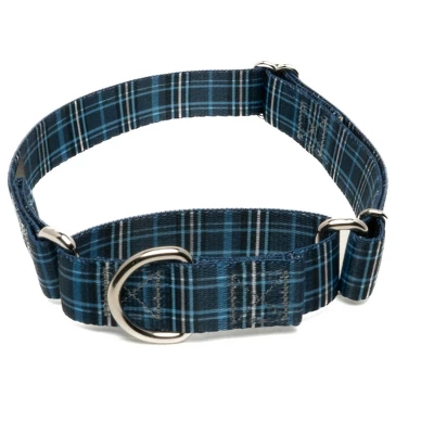 Country Brook Petz Navy Plaid Martingale Dog Collar 7 Country Brook Petz Navy Plaid Martingale Dog Collar - Image 5