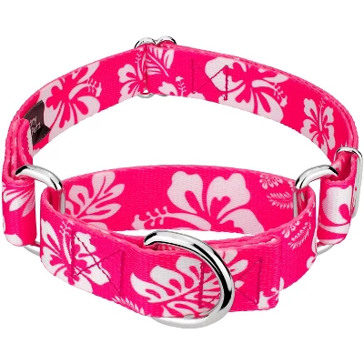 Country Brook Petz - Pink Hawaiian Martingale Dog Collar 8 Country Brook Petz - Pink Hawaiian Martingale Dog Collar - Image 6