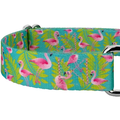 Country Brook Design - Flamingos Martingale Dog Collar 7 Country Brook Design - Flamingos Martingale Dog Collar - Image 5