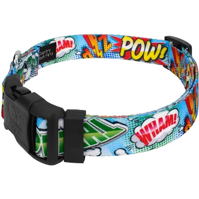 Country Brook Petz Deluxe Comic Pop Dog Collar And Leash 3 Country Brook Petz Deluxe Comic Pop Dog Collar And Leash