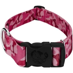 Country Brook Petz 1 1/2 Inch Deluxe Pink Bone Camo Dog Collar -Pet Shop GUEST 53748cdc b68c 4402 a005 d5a067f59ec4
