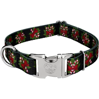 Country Brook Petz Premium Black Candy Cane Dog Collar 6 Country Brook Petz Premium Black Candy Cane Dog Collar - Image 4