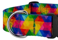 Country Brook Petz 1 1/2 Inch Deluxe Kaleidoscope Dog Collar -Pet Shop GUEST 58512a99 c784 4aeb a240 95b7c1fbd42f