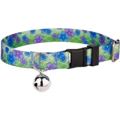 Country Brook Petz® Blue April Blossoms Cat Collar -Pet Shop GUEST 595608a6 9c52 45bc 8322 439cbc600fc6