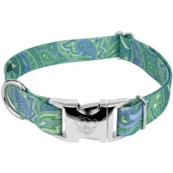 Country Brook Petz Premium Green Paisley Dog Collar -Pet Shop GUEST 5a592ca7 d5ee 4f53 aec9 06a8e6fdbed4