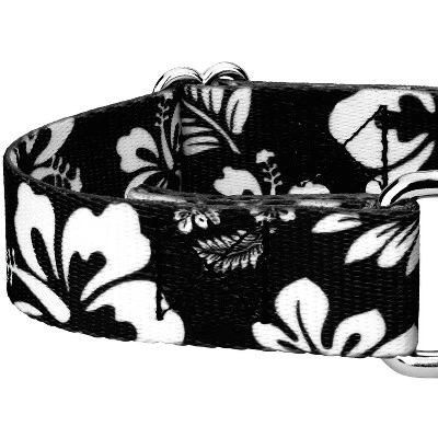 Country Brook Petz - Black Hawaiian Martingale Dog Collar 3 Country Brook Petz - Black Hawaiian Martingale Dog Collar
