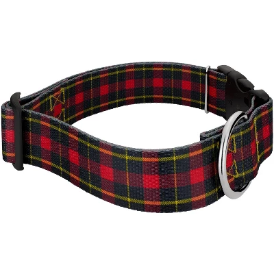 Country Brook Petz 1 1/2 Inch Deluxe Buffalo Plaid Dog Collar 4 Country Brook Petz 1 1/2 Inch Deluxe Buffalo Plaid Dog Collar - Image 2