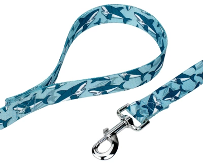 Country Brook Petz Sharks Dog Leash (4 Foot, 5/8 Inch Wide) 3 Country Brook Petz Sharks Dog Leash (4 Foot, 5/8 Inch Wide)