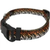 Country Brook Petz Deluxe Bengal Tiger Stripes Dog Collar - Made In The U.S.A. (1 Inch, Extra Large)