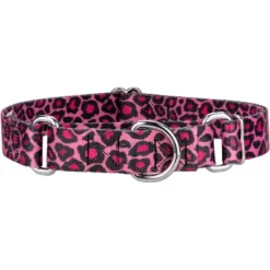 Country Brook Petz - Pink Leopard Martingale Dog Collar -Pet Shop GUEST 65ab1236 eff7 4878 9352 6a5d6a1a232d