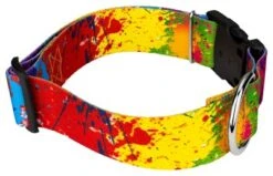Country Brook Petz 1 1/2 Inch Deluxe Paint Splatter Dog Collar 10 Country Brook Petz 1 1/2 Inch Deluxe Paint Splatter Dog Collar -Pet Shop GUEST 67005b98 179f 4b35 9270 72375401de7f
