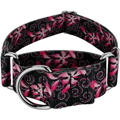 Country Brook Petz 1 1/2 Inch Pink Honeysuckle Breeze Martingale Dog Collar 8 Country Brook Petz 1 1/2 Inch Pink Honeysuckle Breeze Martingale Dog Collar - Image 6