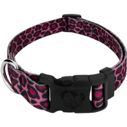 Country Brook Petz Pink Leopard Deluxe Dog Collar - Made In The U.S.A. -Pet Shop GUEST 6977657e 8dfa 45b4 b13d 2f81a3f6f2e6