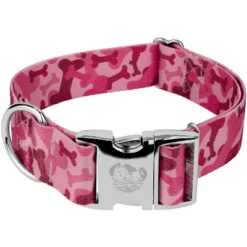 Country Brook Petz 1 1/2 Inch Premium Pink Bone Camo Dog Collar -Pet Shop GUEST 6ec4fbf2 bfc0 48a5 ba4c 6a8c0e03cd49