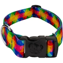 Country Brook Petz 1 1/2 Inch Deluxe Kaleidoscope Dog Collar -Pet Shop GUEST 72081d30 4971 4cd5 b86e 2f85acbf9a95