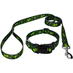 Country Brook Petz Clovers In The Wind Deluxe Dog Collar And Leash -Pet Shop GUEST 7432d0ac 2a3f 4336 88e2 8e2694dcb45a