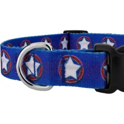 Country Brook Petz Deluxe American Stars Dog Collar - Made In The U.S.A. (5/8 Inch, Small) -Pet Shop GUEST 761c5208 b13f 495b 8b80 ff6dd104cabb 1