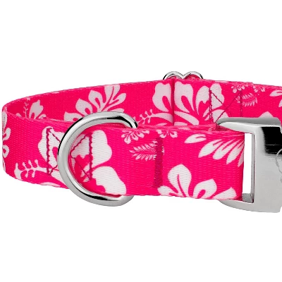 Country Brook Petz Premium Pink Hawaiian Dog Collar 6 Country Brook Petz Premium Pink Hawaiian Dog Collar - Image 4