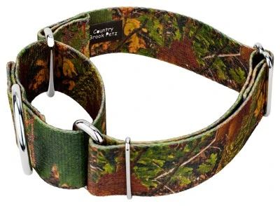 Country Brook Petz 1 1/2 Inch Southern Forest Camo Martingale Dog Collar 5 Country Brook Petz 1 1/2 Inch Southern Forest Camo Martingale Dog Collar - Image 3