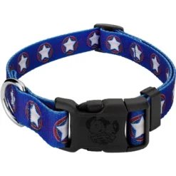 Country Brook Petz Deluxe American Stars Dog Collar - Made In The U.S.A. (5/8 Inch, Small) -Pet Shop GUEST 81cef497 243f 4fa8 a776 0f29be8d075c