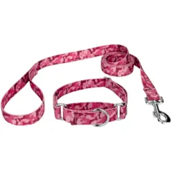 Country Brook Petz Pink Bone Camo Martingale Dog Collar And Leash -Pet Shop GUEST 82881b31 276c 43f4 9db0 aa32fa30c04b
