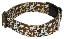 Country Brook Petz 1 1/2 Inch Deluxe Cow Print Dog Collar -Pet Shop GUEST 82f571f4 1800 495b a6ae 5a9271a193bc