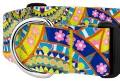 Country Brook Petz 1 1/2 Inch Deluxe Yellow Boho Mandala Dog Collar -Pet Shop GUEST 860f7f9a 3009 4b1c bd15 ffae65c458dd